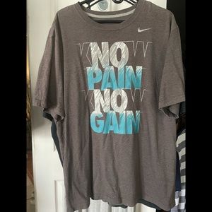 Nike. XXXL No Pain No Gain T-shirt
